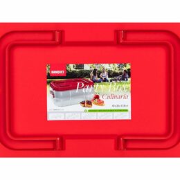 Dóza Banquet Party box Culinaria 40 x 28 x 17,8 cm, červené víko