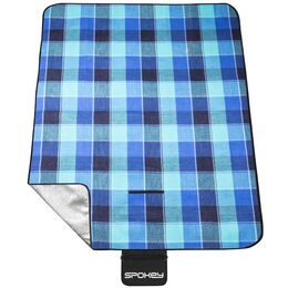 Spokey PICNIC FLANNEL Pikniková deka s popruhem 150 x 180 cm akryl