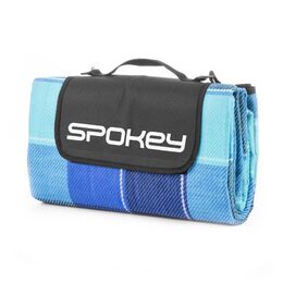 Spokey PICNIC FLANNEL Pikniková deka s popruhem 150 x 180 cm akryl