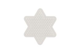 Podložka na zažehlovací korálky - hvězda,srdce 2ks v sáčku 9x9cm