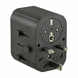 Adaptér Jupio Travel Adapter 2x USB-A 1x USB-C 15.5W uviverzální cestovní