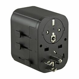 Adaptér Jupio Travel Adapter 2x USB-A 1x USB-C 15.5W uviverzální cestovní