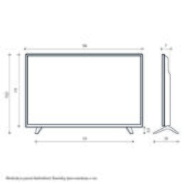 Televize GoGEN TVU 55X350 GWEB