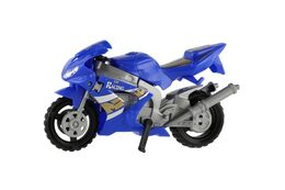 Transformer motorka/robot plast 15cm 3 barvy na kartě