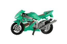 Transformer motorka/robot plast 15cm 3 barvy na kartě
