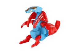 Dinosaurus/robot skládací vejce plast 11cm ve fólii 4 barvy 12ks v boxu