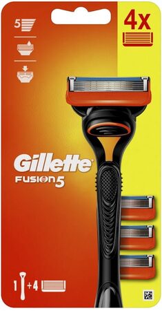 Gillette Fusion5 + 4 ks hlavic