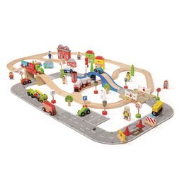 Bigjigs Rail Vláčkodráha a autodráha