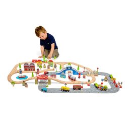 Bigjigs Rail Vláčkodráha a autodráha