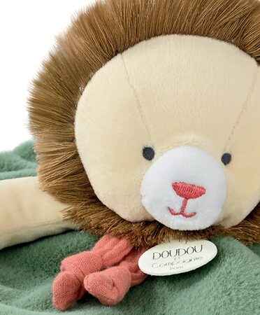 Doudou Plyšový muchláček lev Couleurs Savane 25 cm