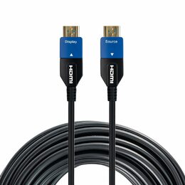 Kabel PremiumCord Ultra High Speed HDMI 2.1 optický 8K@60Hz 4K@120Hz 7m zlacený