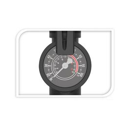 XQMAX Pumpička na kolo mini s manometrem a držákem KO-8FK000000