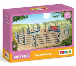 Mojo Westernový ranč Corral s koněm a kovbojem
