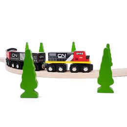 Bigjigs Rail CN nákladní vlak + koleje