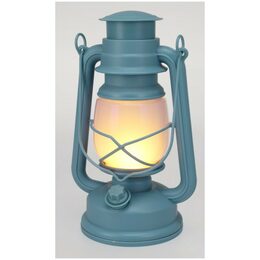 PROGARDEN Lucerna s LED plamenem 24 cm zelená KO-CX2000500zele