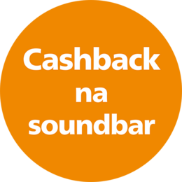 Cashback na soundbar