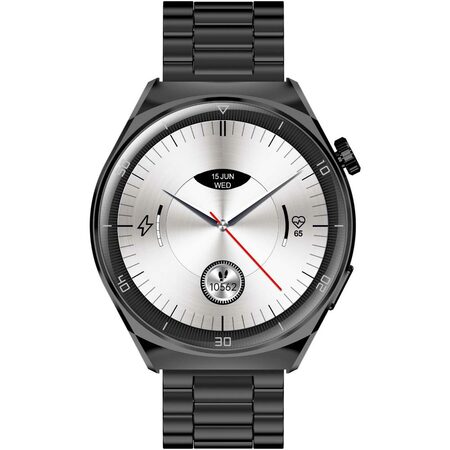Smartwatch V12 Black steel GARETT