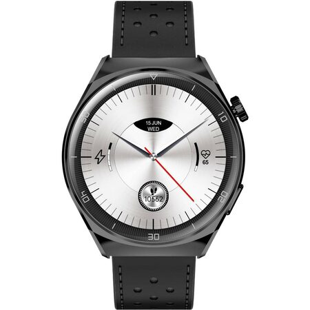 Smartwatch V12 Black leather GARETT