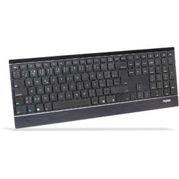E9500M bezdrátová klávesnice černá RAPOO