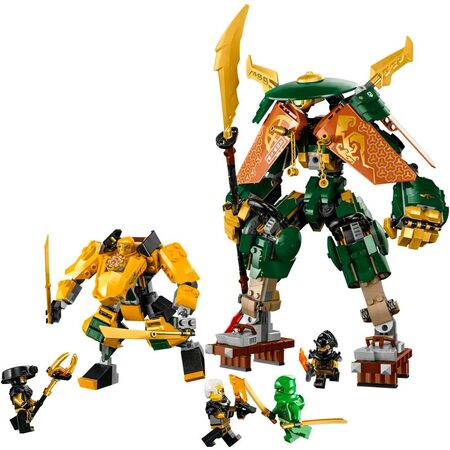 Lloyd,Arin a jejich tým nindža rob. LEGO