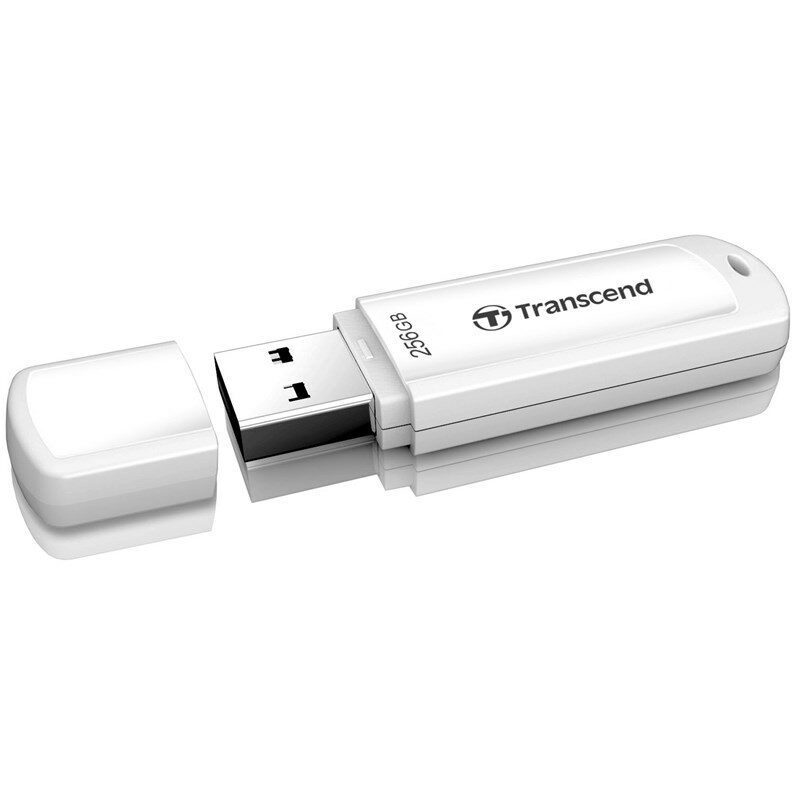 Flash USB Transcend JetFlash 730 256 GB USB 3.1 Gen 1 USB 3.1 - bílý