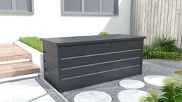 Zahradní box G21 Denver 770 L, antracitový plechový
