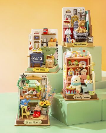 RoboTime miniatura domečku Prázdninový obývací pokoj