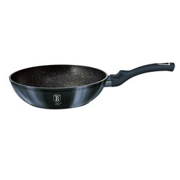 BERLINGERHAUS Pánev WOK s mramorovým povrchem 30 cm Aquamarine Metallic Line BH-6114