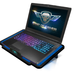 SPIRIT OF GAMER AIRBLADE 100 BLUE chladící podložka do 15.6"