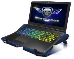 SPIRIT OF GAMER AIRBLADE 500 BLUE chladící podložka do 17.3"