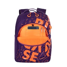 Riva Case 5430 batoh s kontrastním potiskem 30l, fialový/oranž