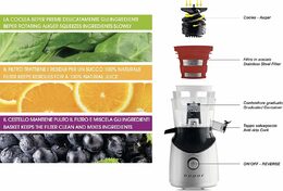 BEPER 90421 odšťavňovač Slow juicer (150W)