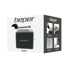 BEPER BT001-N topinkovač/toastovač, 750W, černý