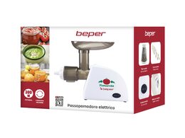 BEPER BP720 elektrický odšťavňovač rajčat, nerezové sítko, 300W