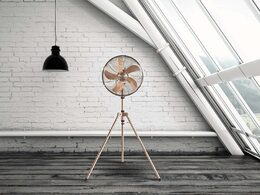 BEPER VE119 stojanový kovový ventilátor RETRO, 50W (průměr 40 cm)