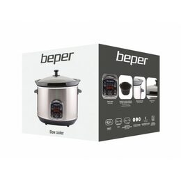 BEPER BC510 hrnec pro pomalé vaření 4,5l, berez, digi 280W