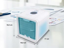 BEPER cube stolní USB ventilátor, 3 rychlosti, LED colors