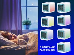 BEPER cube stolní USB ventilátor, 3 rychlosti, LED colors