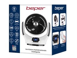 BEPER stolní digitální 360°ventilátor, digitální displej, 25W