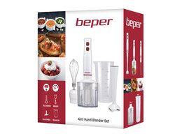 BEPER P102FRU200 4v1 tyčový mixér, nerez, 400W