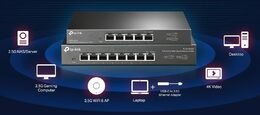 Switch TP-Link TL-SG105-M2 5x 2.5GLan, kov