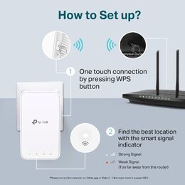 WiFi extender TP-Link RE300, nemá LAN, 2,4 GHz 5 GHz