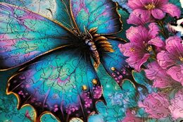 EscapeWelt Dřevěné puzzle Motýl 500 dílků