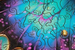 EscapeWelt Dřevěné puzzle Motýl 500 dílků
