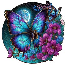 EscapeWelt Dřevěné puzzle Motýl 500 dílků