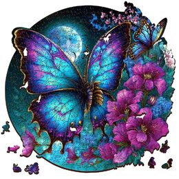 EscapeWelt Dřevěné puzzle Motýl 500 dílků