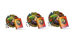 EscapeWelt Dřevěné puzzle Tukan 200 dílků