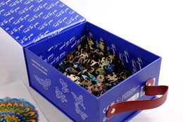 EscapeWelt Dřevěné puzzle Páv 500 dílků