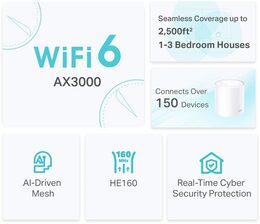 Komplexní Wi-Fi systém TP-Link Deco X50 (1 pack)