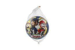 Míč Tlapková patrola/Paw patrol nafouknutý 23cm modrý v síťce